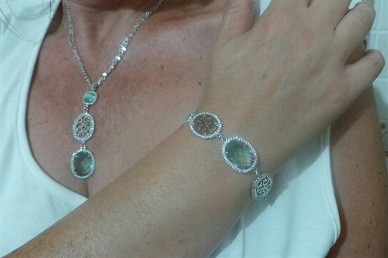 Bracciale Boccadamo Donna Sharada in Bronzo Cristallo XBR228V - XBR228V